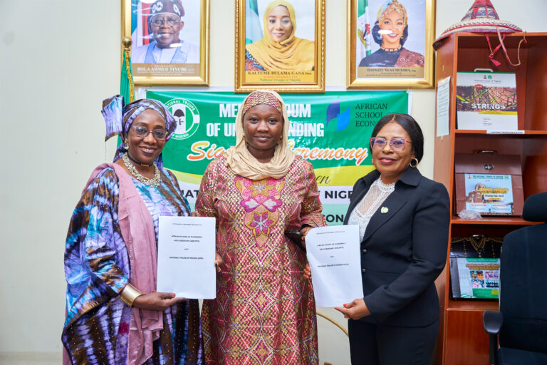 National Troupe of Nigeria and African School of Economics Sign Historic Memorandum of Understanding.
