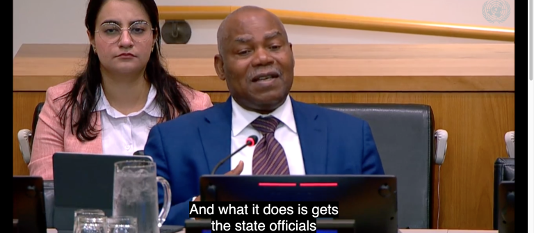 Prof leonard wantchekon Addresses the United Nations General Assembly